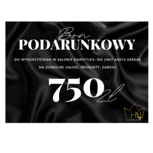 BON PODARUNKOWY  750 ZŁ. - WERSJA HOLO