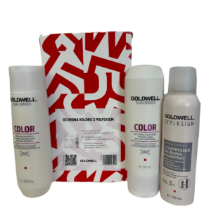 GOLDWELL  ZESTAW COLOR Z SKOMPRESOWANYM LAKIEREM